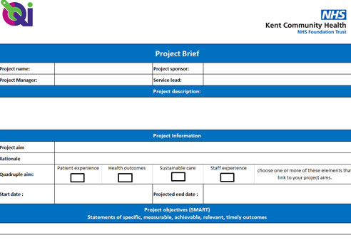 Project plan template image